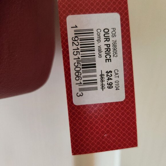 Kelly & Katie Red Crossbody Bag With Front Pocket & Adjustable Strap - Picture 3 of 11